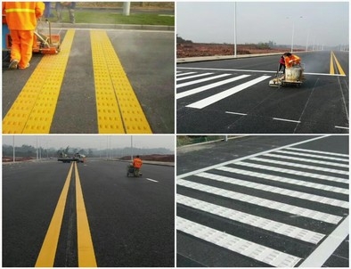 宁陵宁陵道路划线，热熔标线